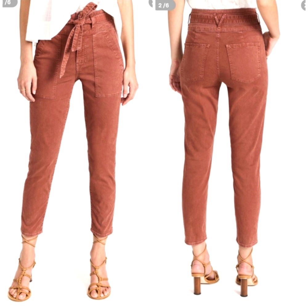 VERONICA BEARD Logan tie waist pants 29